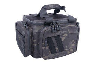 Savior Equipment Specialist Triple Pistol Case Range Bag has a black multicam pattern